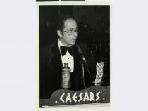 Photograph of Dennis Sabbath speaking at Caesars