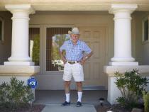 Dr. Leonard Kreisler at his Summerlin Las Vegas home. Kreisler has worked as Medical Director for the Nevada Test Site 