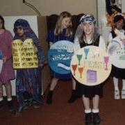 Children celebrate Purim