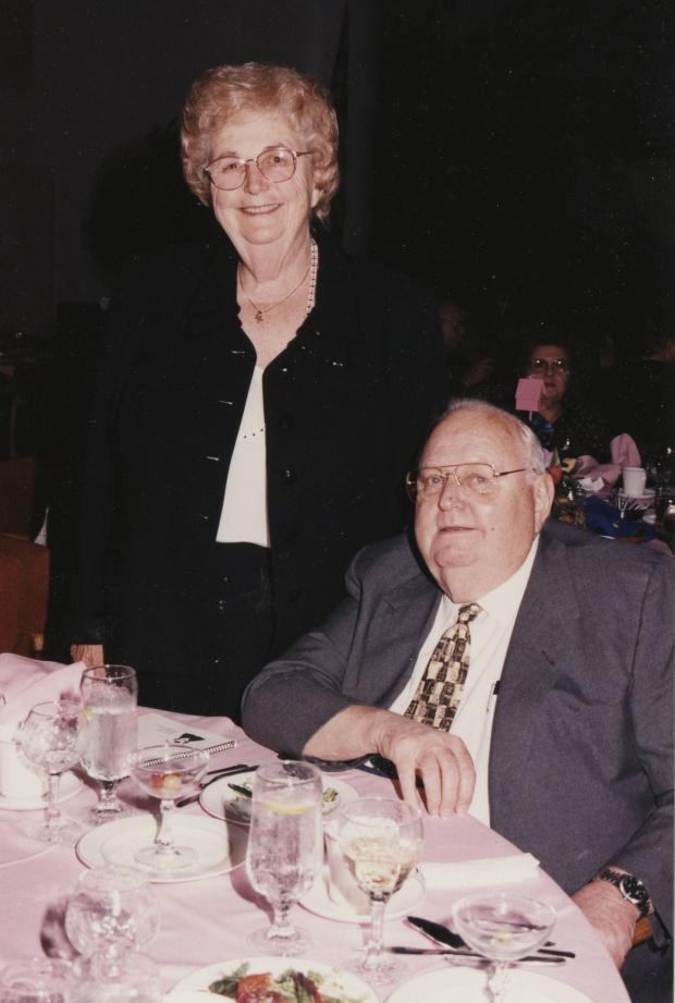 Photograph of Adele Baratz and Charles Salton, no date