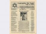 Newsletter from Congregation Ner Tamid, October 1991