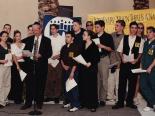 Photographs of Congregation Ner Tamid during Yom Ha' Shoa (Holocaust Remembrance Day), 1999