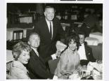 Anne Buydens, Kirk Douglas, Jack Entratter, Elizabeth Taylor and Eddie Fisher, Las Vegas, February 7, 1960