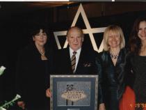 Dr. Miriam and Sheldon Adelson at a Jewish Federation event, April 19, 1998