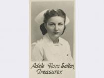 Photograph of Adele Flora Salton from the Sinai Hospital School of Nursing, Baltimore, Maryland, 1947