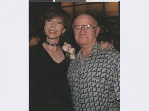 Burt Bass with Rita Rudner, circa 2000