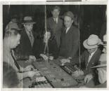 Photograph of people playing Faro game at Golden Nugget, circa 1930s