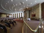 Photograph of The Joyce & Jerome Mack Sanctuary in Congregation Ner Tamid, Henderson, Nevada, May 24, 2016