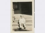 Adele Salton (Baratz) as a toddler, 9th Street, circa 1930