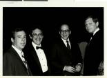 Photograph of Gene Greenberg, Arne Rosencrantz, Dennis Sabbath and Stuart Mason, 1980s