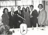 Photograph at dinner in Israel, honoring Mack family of Las Vegas, April 1979