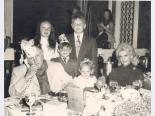 Jay Sarno with his wife and children, Caesars Palace, Las Vegas, Nevada, 1969