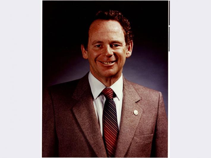 A portrait of Alvin "Al" Merrill Levy, who was a Las Vegas City Councilman from 1979 - 1987.