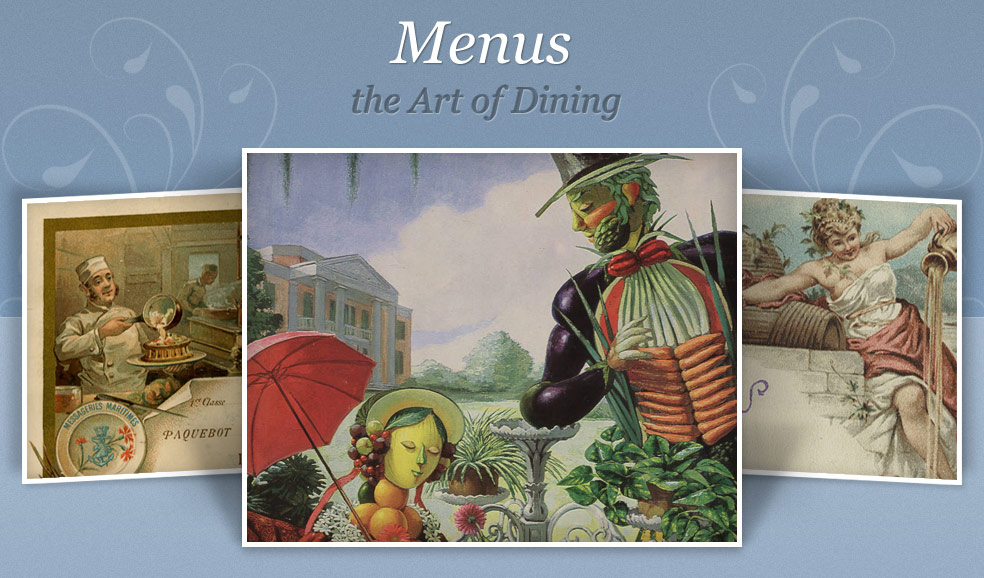 Menus: The Art of Dining